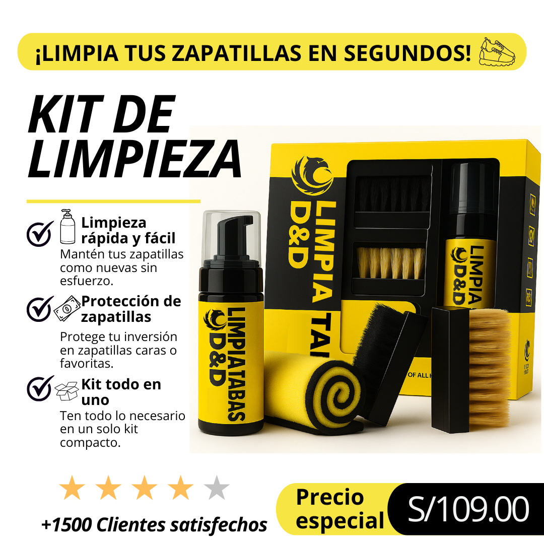 KIT DE LIMPIEZA DE ZAPATILLAS