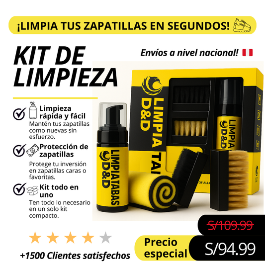 KIT DE LIMPIEZA DE ZAPATILLAS